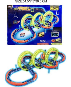 Дитяча гоночна траса Extreme Race Track + Машинка з LED 3+ 