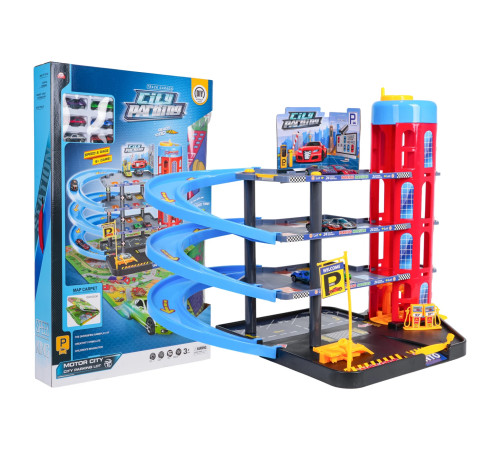 Дитячий іграшковий паркінг Ramiz 981-18 + килимок
