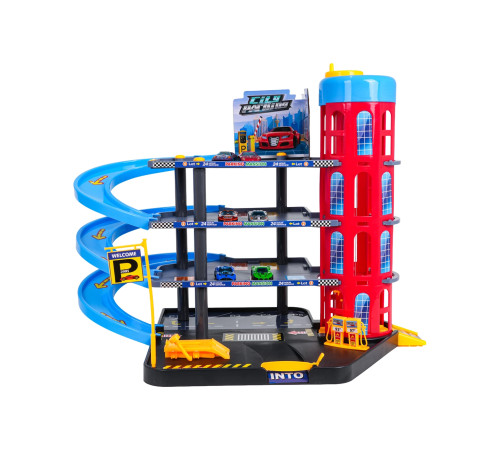 Дитячий іграшковий паркінг Ramiz 981-18 + килимок