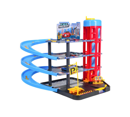 Дитячий іграшковий паркінг Ramiz 981-18 + килимок