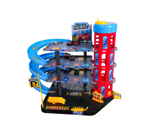 Дитячий іграшковий паркінг Ramiz 981-18 + килимок