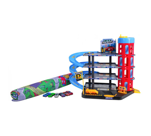 Дитячий іграшковий паркінг Ramiz 981-18 + килимок