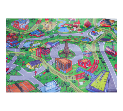 Дитячий іграшковий паркінг Ramiz 981-18 + килимок