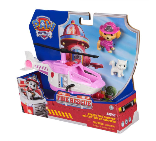 Гелікоптер дитячий Spin Master Пожежна рятувальна місія з водієм Скай