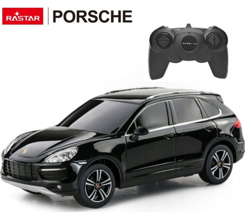 Машинка на радіоуправлінні 1:24 Porsche Cayenne Turbo Black RASTAR