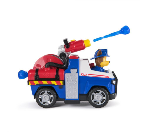 Машинка-трансформер дитяча Spin Master Пожежна рятувальна місія з водієм Гонщик