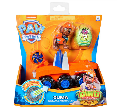 Машинка дитяча Spin Master З водієм Зума, серія Діно-Місія "Щенячий патруль"