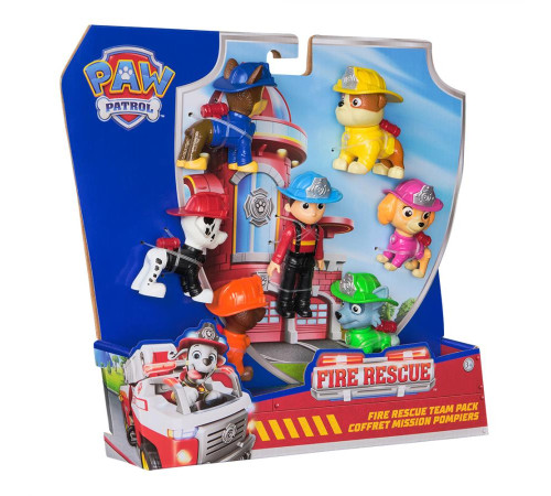 Фігурки Spin Master Пожежна рятувальна місія Відважна команда "Щенячий патруль" Фігурки Spin Master Пожежна рятувальна місія Відважна команда "Щенячий патруль"