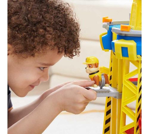 Машинки дитячі Spin Master Кремез і команда: Підйомний кран-вежа Бухти будівельників "Щенячий патруль"