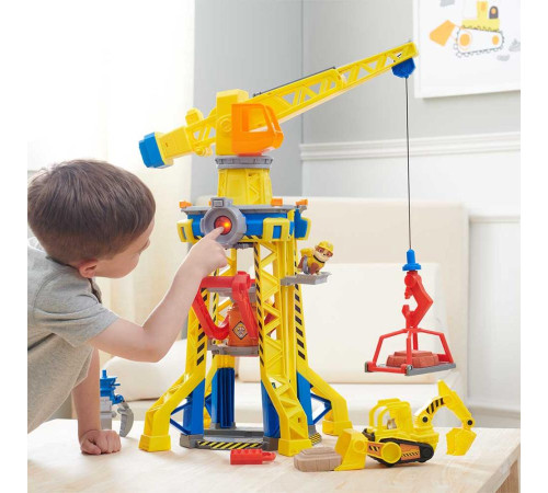 Машинки дитячі Spin Master Кремез і команда: Підйомний кран-вежа Бухти будівельників "Щенячий патруль"