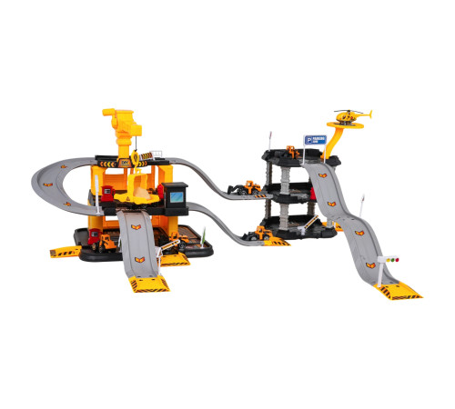 Дитячий іграшковий паркінг Ramiz 666-14 Будівельний майданчик з технікою