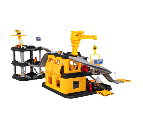 Дитячий іграшковий паркінг Ramiz 666-14 Будівельний майданчик з технікою