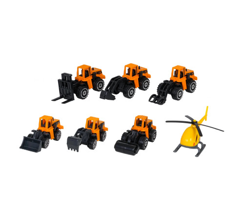 Дитячий іграшковий паркінг Ramiz 666-14 Будівельний майданчик з технікою