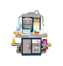 Дитяча кухня з функцією світла, звуку та аксесуарами Ramiz ZDZ.BD8022 38 ел. блакитна