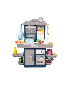 Дитяча кухня з функцією світла, звуку та аксесуарами Ramiz ZDZ.BD8022 38 ел. блакитна