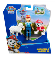 Фігурки Spin Master Цуценяти-рятівника Маршала, фермера Ела та вівці 