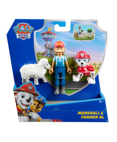 Фігурки Spin Master Цуценяти-рятівника Маршала, фермера Ела та вівці 