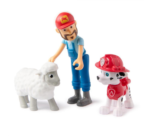 Фігурки Spin Master Цуценяти-рятівника Маршала, фермера Ела та вівці " Щенячий патруль"