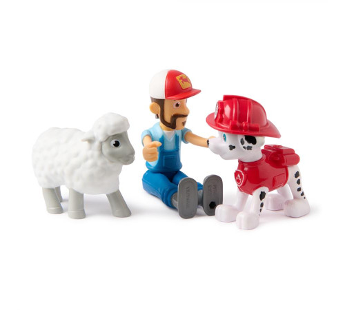 Фігурки Spin Master Цуценяти-рятівника Маршала, фермера Ела та вівці " Щенячий патруль"