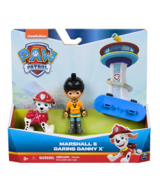 Фігурки Spin Master Цуценяти-рятівника Маршала та Сміливого Денні на скейті 