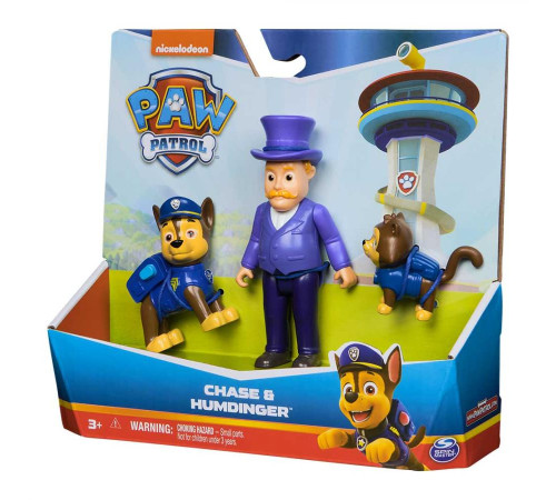 Фігурки Spin Master Цуценяти-рятівника Гонщика, мера Гамдінґера та кота "Щенячий патруль"