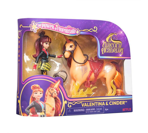 Набір ляльки та єдинорога Spin Master Валентина та Вуглик "Академія єдинорогів"