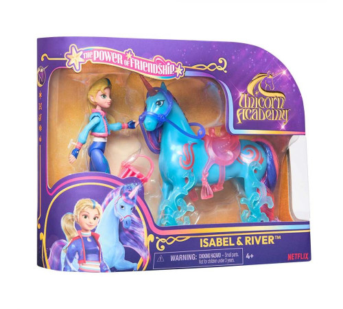 Набір ляльки та єдинорога Spin Master Ізабель та Бурхливий "Академія єдинорогів"