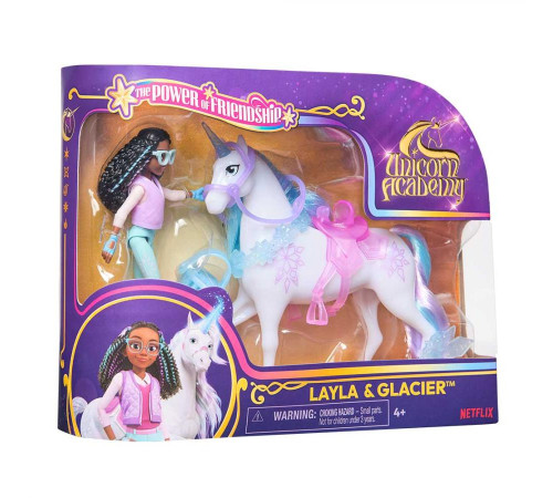 Набір ляльки та єдинорога Spin Master Лейла та Крижинка "Академія єдинорогів"