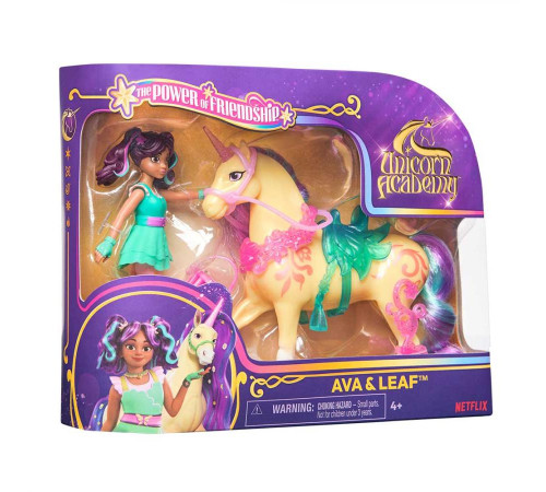 Набір ляльки та єдинорога Spin Master Ейва та Квітка "Академія єдинорогів"