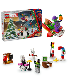 Новорічний адвент-календар 2024 LEGO Marvel Людина-павук 246 деталей (76293)