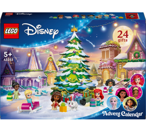 Різдвяний адвент-календар 2024 LEGO Disney 253 деталей (43253)