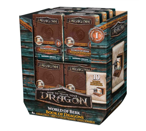 Фігурка-сюрприз Spin Master "Як приборкати дракона. Світ Берка. Книга драконів" Фігурка-сюрприз Spin Master "Як приборкати дракона. Світ Берка. Книга драконів"