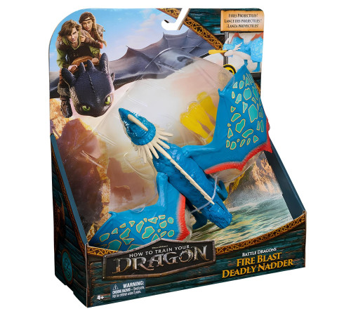 Фігурка Spin Master Дракон-бластер Вертлявий Верть, 25 см, "Як приборкати дракона" Фігурка Spin Master Дракон-бластер Вертлявий Верть, 25 см, "Як приборкати дракона"
