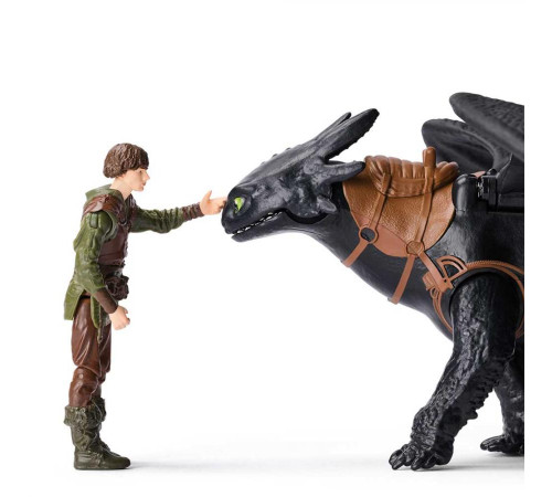 Фігурки Spin Master Дракон Беззубик та вершник Гикавки, "Як приборкати дракона" Фігурки Spin Master Дракон Беззубик та вершник Гикавки, "Як приборкати дракона"