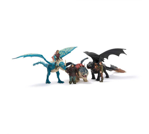 Фігурки Spin Master Дракон Беззубик та вершник Гикавки, "Як приборкати дракона" Фігурки Spin Master Дракон Беззубик та вершник Гикавки, "Як приборкати дракона"