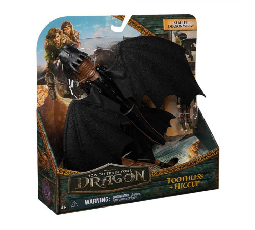 Фігурки Spin Master Дракон Беззубик та вершник Гикавки, "Як приборкати дракона" Фігурки Spin Master Дракон Беззубик та вершник Гикавки, "Як приборкати дракона"