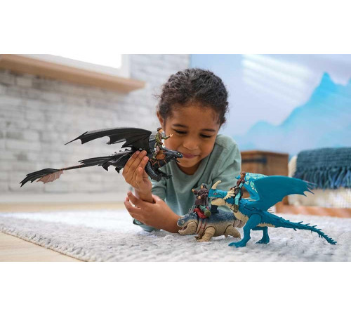Фігурки Spin Master Дракон Смертельний Верть та вершник Астрід, "Як приборкати дракона" Фігурки Spin Master Дракон Смертельний Верть та вершник Астрід, "Як приборкати дракона"