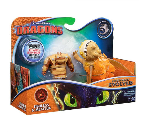 Фігурки Spin Master Дракон Сарделька та вершник Рибоніг, "Як приборкати дракона 3" Фігурки Spin Master Дракон Сарделька та вершник Рибоніг, "Як приборкати дракона 3"