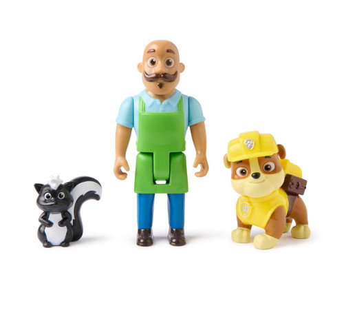 Фігурки Spin Master Цуценя-рятівник Кремеза, містера Портера та скунс "Щенячий патруль"