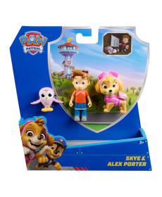 Фігурки Spin Master Цуценя-рятівник Скай, Алекса Портера та сови 
