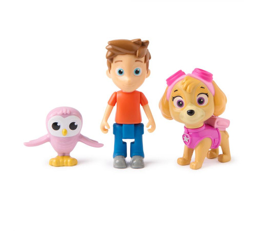 Фігурки Spin Master Цуценя-рятівник Скай, Алекса Портера та сови "Щенячий патруль"