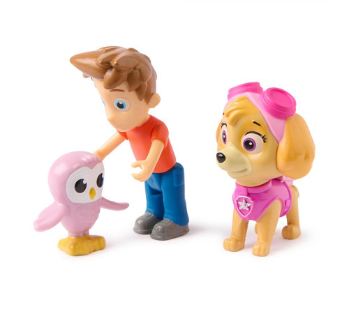 Фігурки Spin Master Цуценя-рятівник Скай, Алекса Портера та сови "Щенячий патруль"