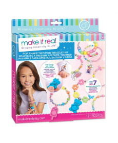 Набір для створення браслетів Make it Real Натискай! Крути! Перевертай!