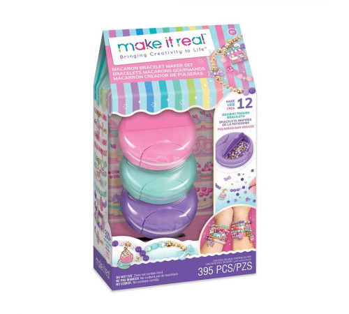 Набір для створення браслетів Make it Real Макаронс