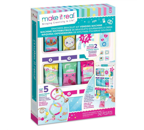 Набір для створення браслетів Make it Real Автомат зі смаколиками