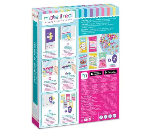 Набір для створення браслетів Make it Real Автомат зі смаколиками