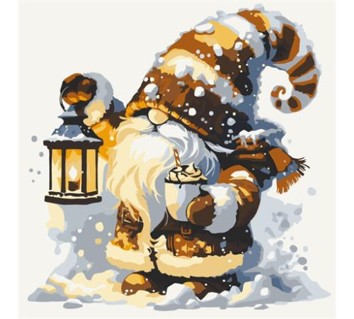 Картина за номерами ArtCraft Зимовий гномик 40х40 см (15127-AC) Картина за номерами ArtCraft Зимовий гномик 40х40 см (15127-AC)