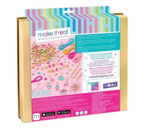 Набір для створення браслетів Make it Real Солодкі смаколики