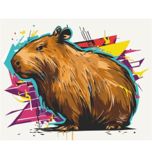 Картина за номерами ArtCraft Капібара 40х50 см (11574-AC)