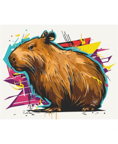 Картина за номерами ArtCraft Капібара 40х50 см (11574-AC)